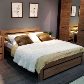 АФИНА А3 Кровать 1600 (крафт) в Нижневартовске - niznevartovsk.ok-mebel.com | фото 4