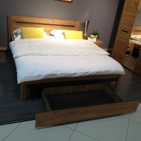 АФИНА А3 Кровать 1600 (крафт) в Нижневартовске - niznevartovsk.ok-mebel.com | фото 5