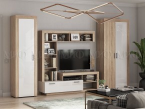 Ангара Пенал (Белый глянец/Сонома) в Нижневартовске - niznevartovsk.ok-mebel.com | фото 3