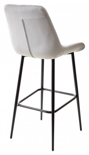 Барный стул ХОФМАН, цвет H-09 Светло-серый, велюр / черный каркас М-City в Нижневартовске - niznevartovsk.ok-mebel.com | фото 6