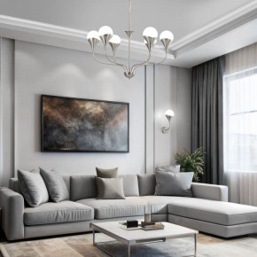 Бра Eurosvet Calyx 60169/1 никель в Нижневартовске - niznevartovsk.ok-mebel.com | фото 3