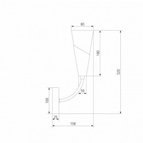 Бра Eurosvet Rhyton 60167/1 никель в Нижневартовске - niznevartovsk.ok-mebel.com | фото 6