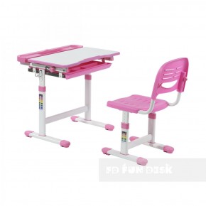 Комплект парта + стул трансформеры Cantare Pink в Нижневартовске - niznevartovsk.ok-mebel.com | фото 2