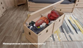 Детская Система Валенсия Сундук Дуб сонома в Нижневартовске - niznevartovsk.ok-mebel.com | фото 3