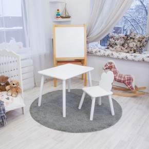 Детский комплект стол и стул «Облачко» Rolti Baby (белый/белый, массив березы/мдф) в Нижневартовске - niznevartovsk.ok-mebel.com | фото 2