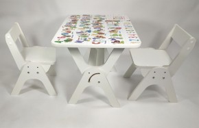 Детский растущий стол-парта и два стула Я САМ "Умка-Дуо" (Алфавит) в Нижневартовске - niznevartovsk.ok-mebel.com | фото
