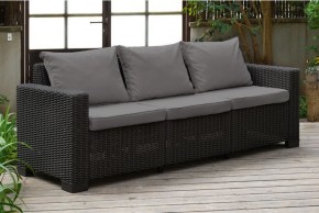 Диван Калифорния 3-х местный (California 3 Sofa), графит в Нижневартовске - niznevartovsk.ok-mebel.com | фото