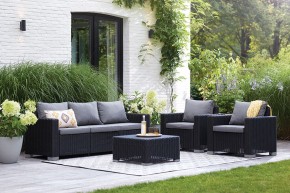 Диван Калифорния 3-х местный (California 3 Sofa), графит в Нижневартовске - niznevartovsk.ok-mebel.com | фото 3