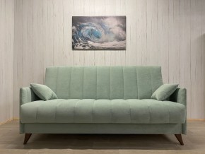 Диван Престиж-3 (НПБ) велюр Sensey mist green в Нижневартовске - niznevartovsk.ok-mebel.com | фото