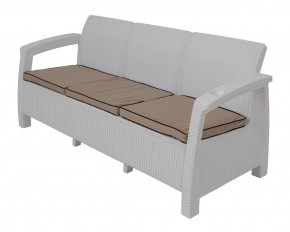 Диван Yalta Premium Sofa 3 Set (Ялта) белый (+подушки под спину) в Нижневартовске - niznevartovsk.ok-mebel.com | фото