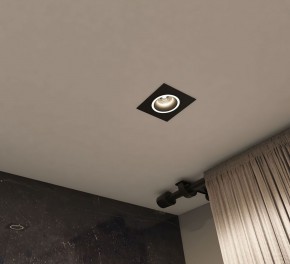 DK2061-BK Встраиваемый светильник IP 20, до 15 Вт, GU10, LED, черный, алюминий в Нижневартовске - niznevartovsk.ok-mebel.com | фото 4