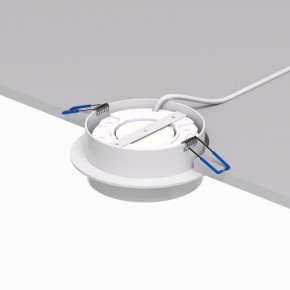DK2090-WH Встраиваемый светильник FLAT, IP 20, до 15 Вт, GX53, LED, белый, алюминий в Нижневартовске - niznevartovsk.ok-mebel.com | фото 3