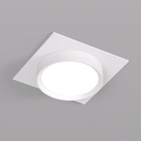 DK2091-WH Встраиваемый светильник FLAT, IP 20, до 15 Вт, GX53, LED, белый, алюминий в Нижневартовске - niznevartovsk.ok-mebel.com | фото