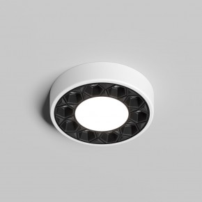 DK2440-WB Встраиваемый светильник DUAL 5+5 Вт, LED 4000K, IP 20, d90mm, белый/черный, алюминий/акрил в Нижневартовске - niznevartovsk.ok-mebel.com | фото 2