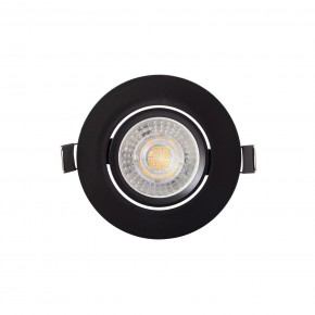 DK3020-BK Встраиваемый светильник, IP 20, 10 Вт, GU5.3, LED, черный, пластик в Нижневартовске - niznevartovsk.ok-mebel.com | фото