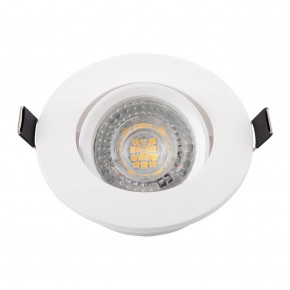 DK3020-WH Встраиваемый светильник, IP 20, 10 Вт, GU5.3, LED, белый, пластик в Нижневартовске - niznevartovsk.ok-mebel.com | фото 4