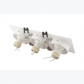 DK3023-WH Встраиваемый светильник, IP 20, 10 Вт, GU5.3, LED, белый, пластик в Нижневартовске - niznevartovsk.ok-mebel.com | фото 4