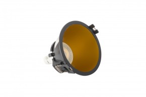 DK3026-BG Встраиваемый светильник, IP 20, 10 Вт, GU5.3, LED, черный/золотой, пластик в Нижневартовске - niznevartovsk.ok-mebel.com | фото 4