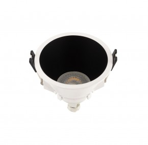 DK3026-WB Встраиваемый светильник, IP 20, 10 Вт, GU5.3, LED, белый/черный, пластик в Нижневартовске - niznevartovsk.ok-mebel.com | фото 2