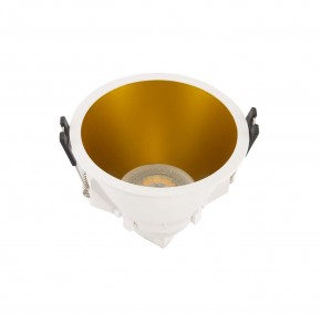DK3026-WG Встраиваемый светильник, IP 20, 10 Вт, GU5.3, LED, белый/золотой, пластик в Нижневартовске - niznevartovsk.ok-mebel.com | фото 2