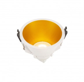 DK3026-WG Встраиваемый светильник, IP 20, 10 Вт, GU5.3, LED, белый/золотой, пластик в Нижневартовске - niznevartovsk.ok-mebel.com | фото 4