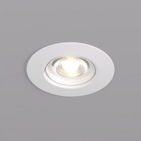 DK3028-WH Встраиваемый светильник, IP 20, 10 Вт, GU5.3, LED, белый, пластик в Нижневартовске - niznevartovsk.ok-mebel.com | фото