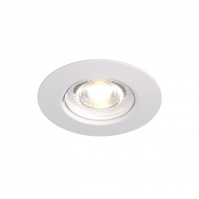 DK3028-WH Встраиваемый светильник, IP 20, 10 Вт, GU5.3, LED, белый, пластик в Нижневартовске - niznevartovsk.ok-mebel.com | фото 5