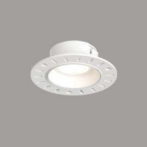 DK3055-WH Встраиваемый светильник, IP 20, 10 Вт, GU5.3, LED, белый, пластик в Нижневартовске - niznevartovsk.ok-mebel.com | фото