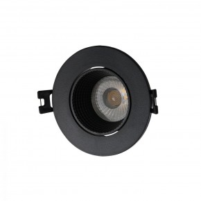 DK3061-BK Встраиваемый светильник, IP 20, 10 Вт, GU5.3, LED, черный/черный, пластик в Нижневартовске - niznevartovsk.ok-mebel.com | фото