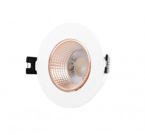 DK3061-WBR Встраиваемый светильник, IP 20, 10 Вт, GU5.3, LED, белый/бронзовый, пластик в Нижневартовске - niznevartovsk.ok-mebel.com | фото