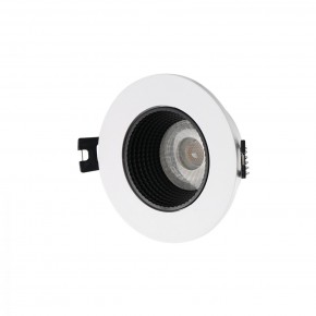 DK3061-WH+BK Встраиваемый светильник, IP 20, 10 Вт, GU5.3, LED, белый/черный, пластик в Нижневартовске - niznevartovsk.ok-mebel.com | фото
