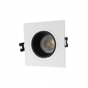 DK3071-WH+BK Встраиваемый светильник, IP 20, 10 Вт, GU5.3, LED, белый/черный, пластик в Нижневартовске - niznevartovsk.ok-mebel.com | фото