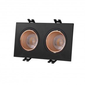 DK3072-BBR Встраиваемый светильник, IP 20, 10 Вт, GU5.3, LED, черный/бронзовый, пластик в Нижневартовске - niznevartovsk.ok-mebel.com | фото