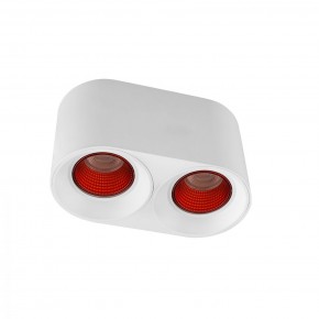 DK3096-WH+RD Светильник накладной IP 20, 10 Вт, GU5.3, LED, белый/красный, пластик в Нижневартовске - niznevartovsk.ok-mebel.com | фото