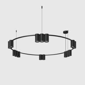 DK4067-BK Подвесной светильник ORBIT, IP20, 15xGU10 LED до 15 Вт, черный матовый, алюминий в Нижневартовске - niznevartovsk.ok-mebel.com | фото 2