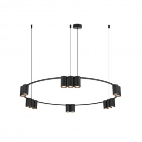 DK4067-BK Подвесной светильник ORBIT, IP20, 15xGU10 LED до 15 Вт, черный матовый, алюминий в Нижневартовске - niznevartovsk.ok-mebel.com | фото 3