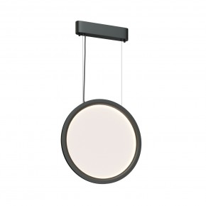 DK6604-BK Подвесной вертикальный светильник Veil со светодиодом H1500 d450 220V 36W 3000-6000K IP20 черный алюминий в Нижневартовске - niznevartovsk.ok-mebel.com | фото 3