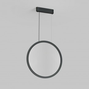 DK6606-BK Подвесной вертикальный светильник Veil со светодиодом H1700 d600 220V 48W 3000-6000K IP20 черный алюминий в Нижневартовске - niznevartovsk.ok-mebel.com | фото 2