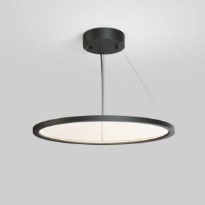DK6616-BK Подвесной горизонтальный светильник Veil со светодиодом H900 d600 220V 48W 3000-6000K IP20 черный алюминий в Нижневартовске - niznevartovsk.ok-mebel.com | фото