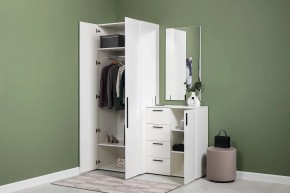 ЭЙР прихожая (модульная) Белый Шагрень в Нижневартовске - niznevartovsk.ok-mebel.com | фото 24