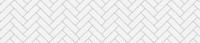 Фартук Метро керамик (белая) CPL пластик МДФ 6 мм в Нижневартовске - niznevartovsk.ok-mebel.com | фото
