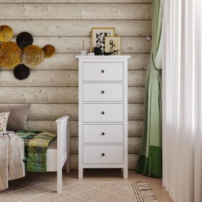 Комод 05 Кантри белый с пятью ящиками в Нижневартовске - niznevartovsk.ok-mebel.com | фото 4