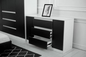 Комод 1200 Парус (Белый/Графит) в Нижневартовске - niznevartovsk.ok-mebel.com | фото 3