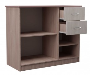 Комод АЛЛА (Ясень шимо светлый/темный) Эко в Нижневартовске - niznevartovsk.ok-mebel.com | фото 2