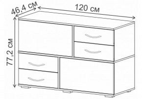 Комод Дамар в Нижневартовске - niznevartovsk.ok-mebel.com | фото 4