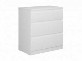 Комод КАСТОР с тремя ящиками, цвет белый в Нижневартовске - niznevartovsk.ok-mebel.com | фото