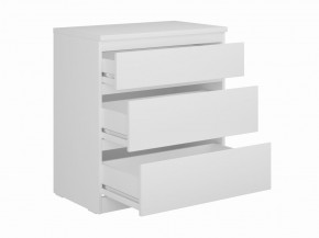 Комод КАСТОР с тремя ящиками, цвет белый в Нижневартовске - niznevartovsk.ok-mebel.com | фото 2