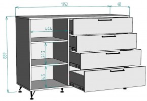 Комод Лофт K69 в Нижневартовске - niznevartovsk.ok-mebel.com | фото 2