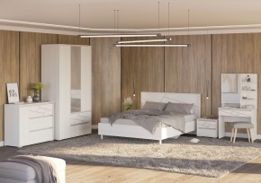 АДЕЛИНА Комод с 1дв и 3-мя ящ (белый рамух) в Нижневартовске - niznevartovsk.ok-mebel.com | фото 3