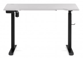 Компьютерный стол Маркос с механизмом подъема 120х75х75 белая шагрень / черный в Нижневартовске - niznevartovsk.ok-mebel.com | фото 3